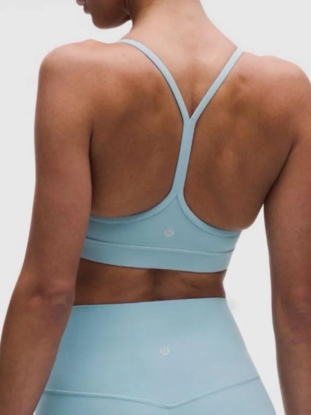 lululemon athletica Women’s Flow Y Nulu Bra in Seaform. Light Support A-C Cup.